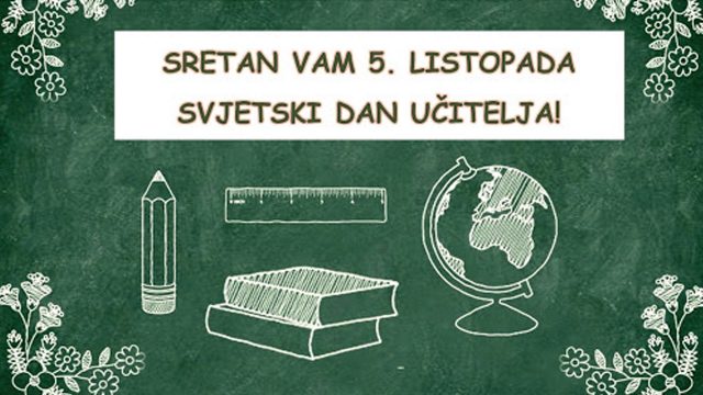 Danas, 5. listopada obilježava se Dan učitelja.