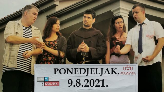 Najava predstave izvrsnog Ri teatra